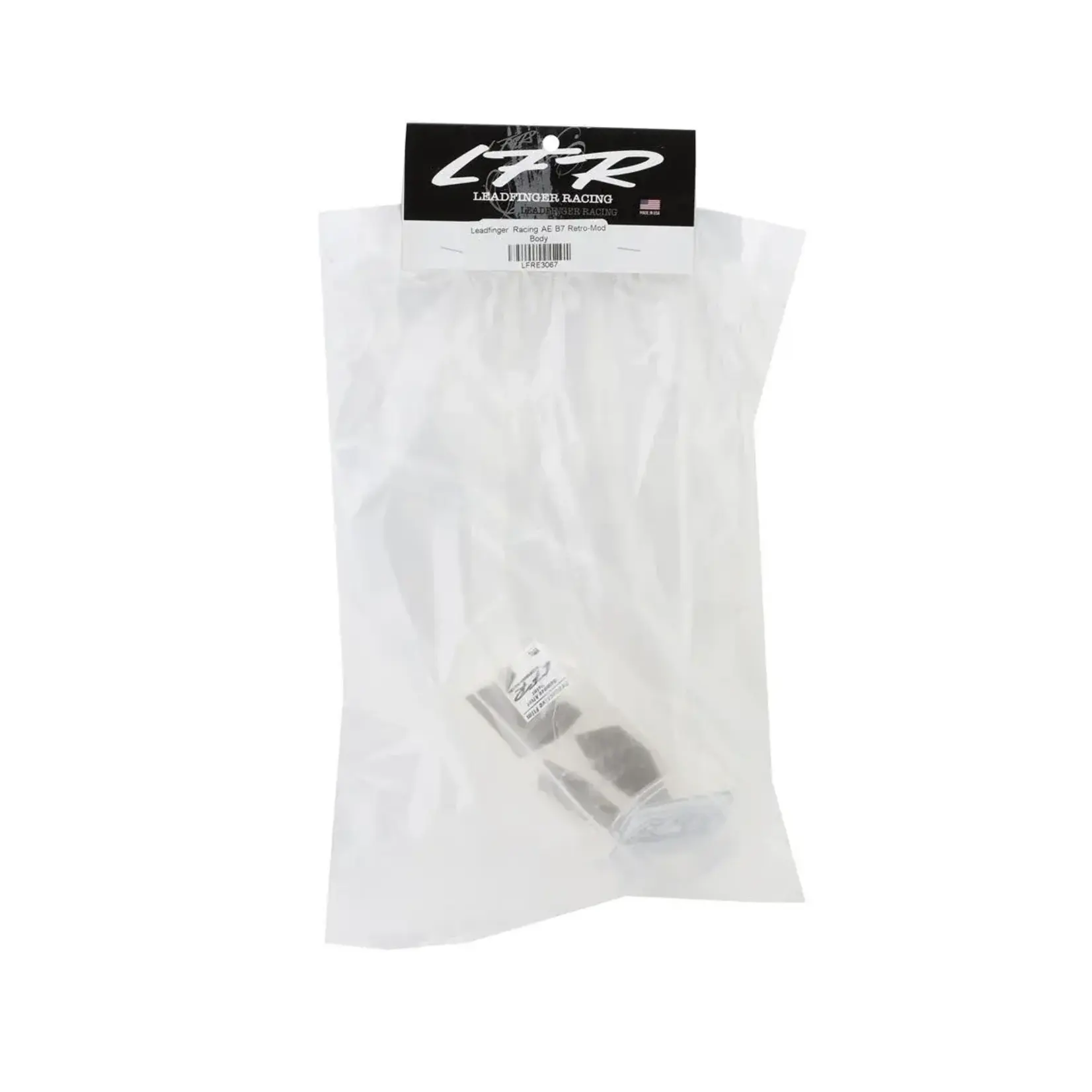 Leadfinger Racing Team Associated RC10B7 Retro-Mod 1/10 2WD Buggy Body (Clear)