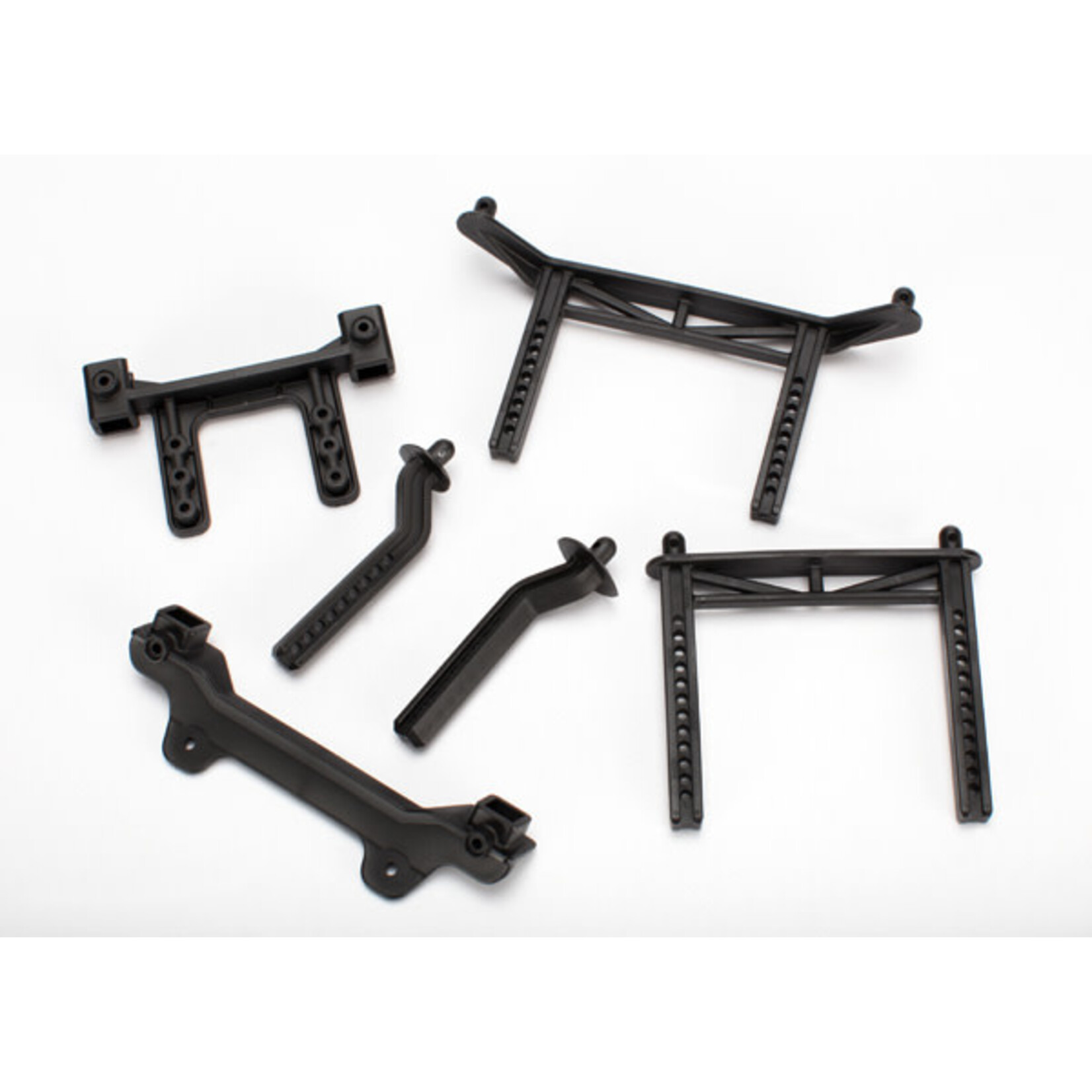 Traxxas Front and Rear Body Mounts with Body Posts- Drag SL, 2WD Stampede BL2s