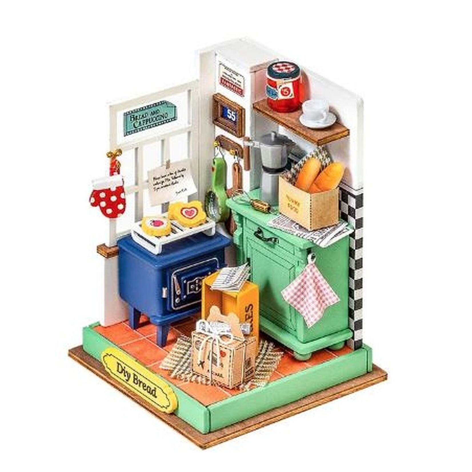 Robotime Rolife Afternoon Baking Time DIY Miniature House