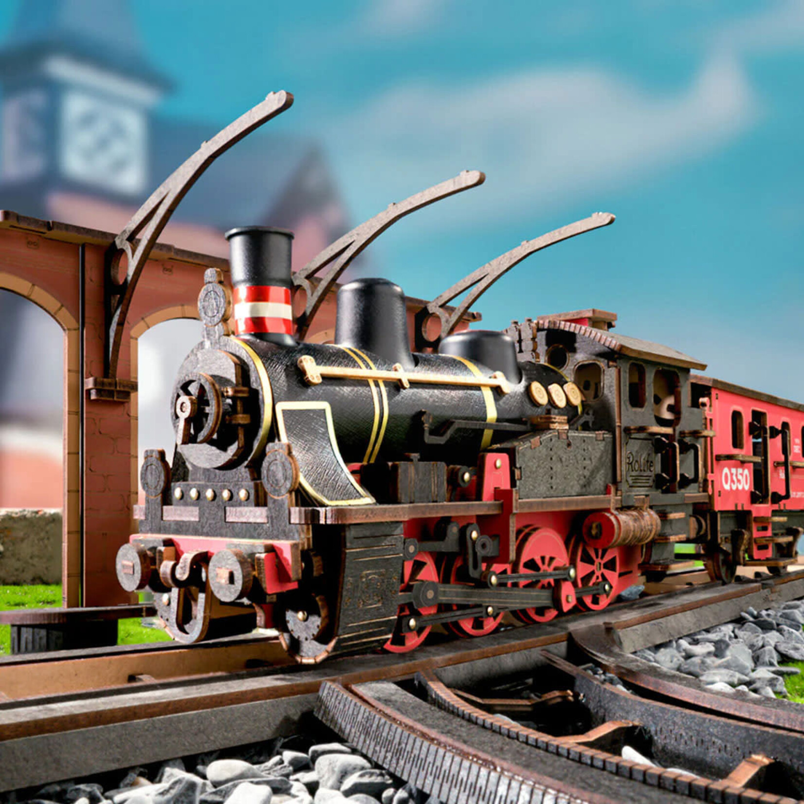 Robotime Steam Journey - Classic 3D Wood Puzzles