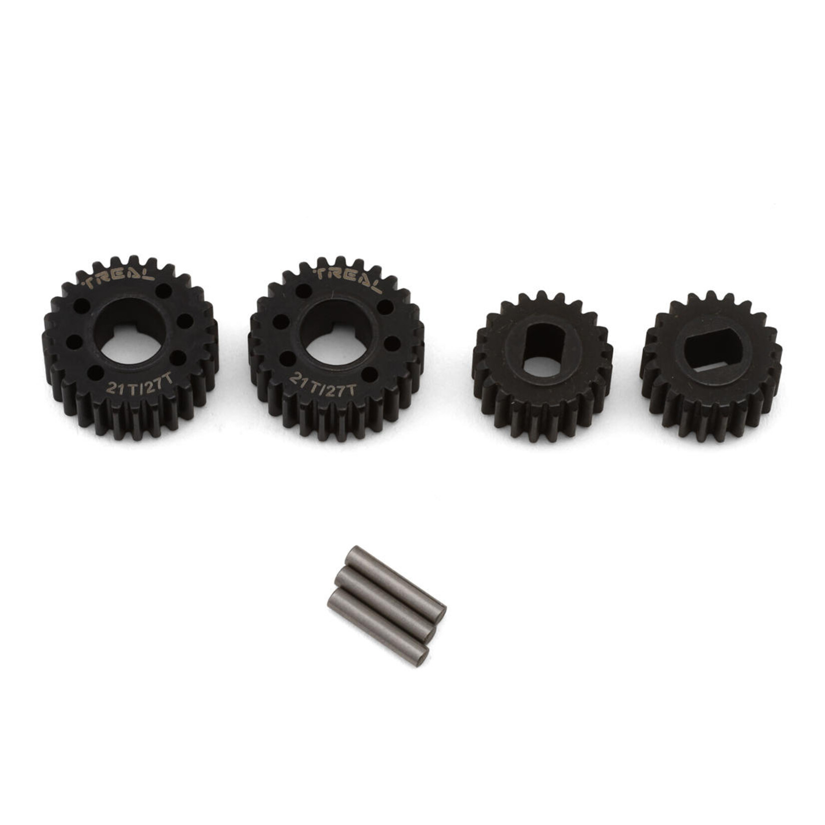 Treal Hobby Vanquish VRD/VS4-10 Harden Steel Overdrive Portal Gear Set (21T/27T) (Overdrive 28%)