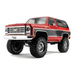 Traxxas TRX-4® 1/10 Trail Crawler Truck w/1979 Chevy Blazer Clipless Body (Red) w/TQi 2.4GHz Radio