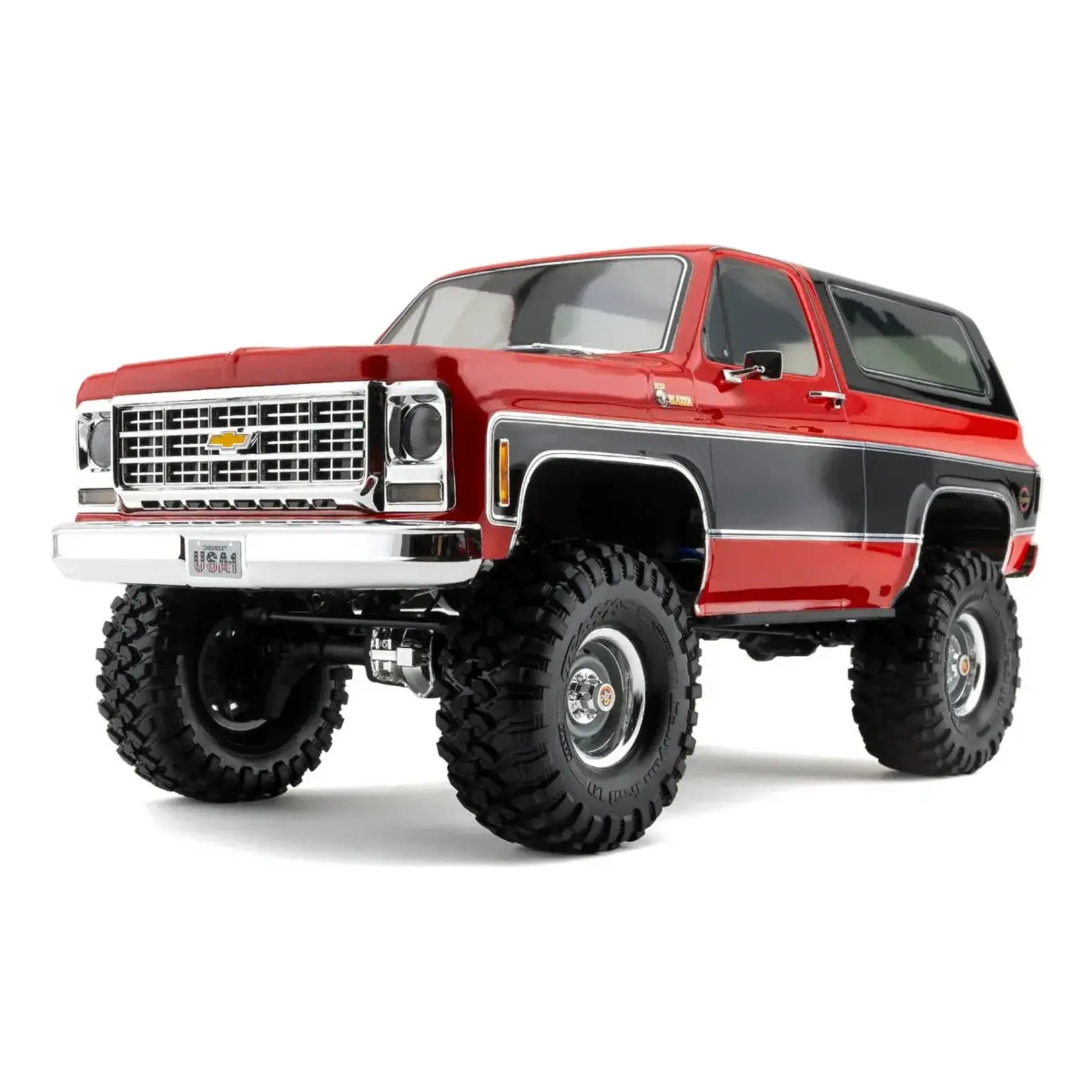 Traxxas TRX-4® 1/10 Trail Crawler Truck w/1979 Chevy Blazer Clipless Body (Red) w/TQi 2.4GHz Radio