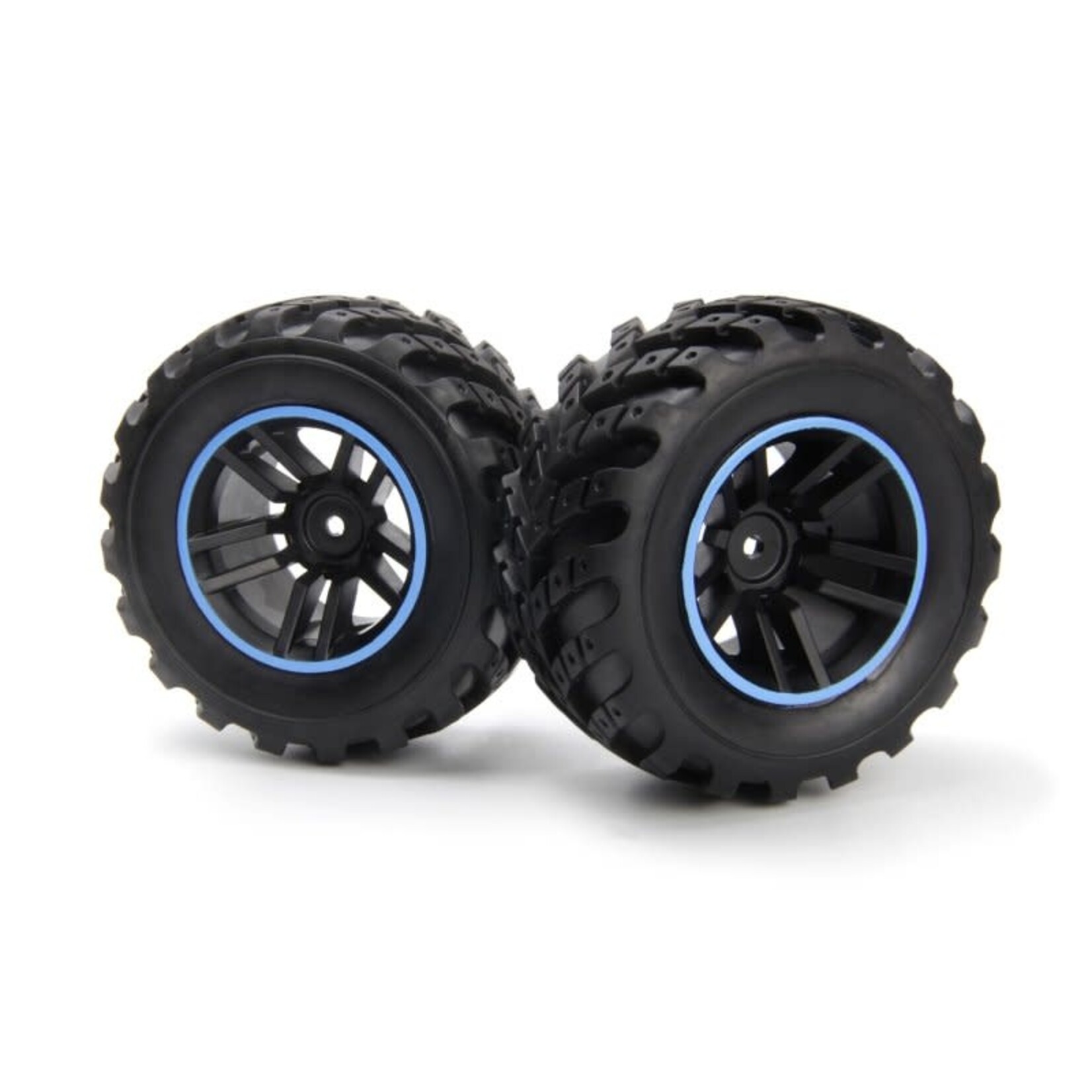 BlackZon Spryte Wheel/Tires Assembled (Black/Blue)
