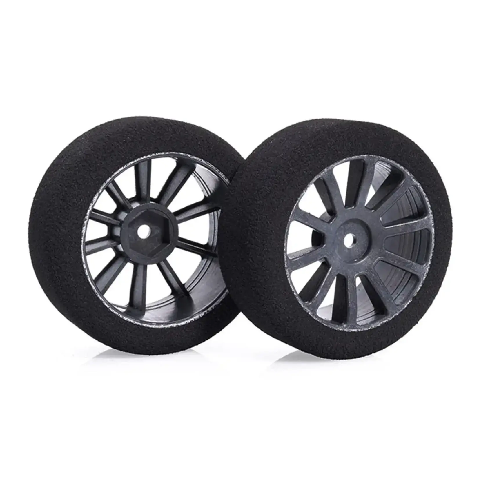 Matrix Racing Tires 26mm 1/10 foam Front Tires (Air Carbon Rims) X2 12mm hex 32/40 Shore