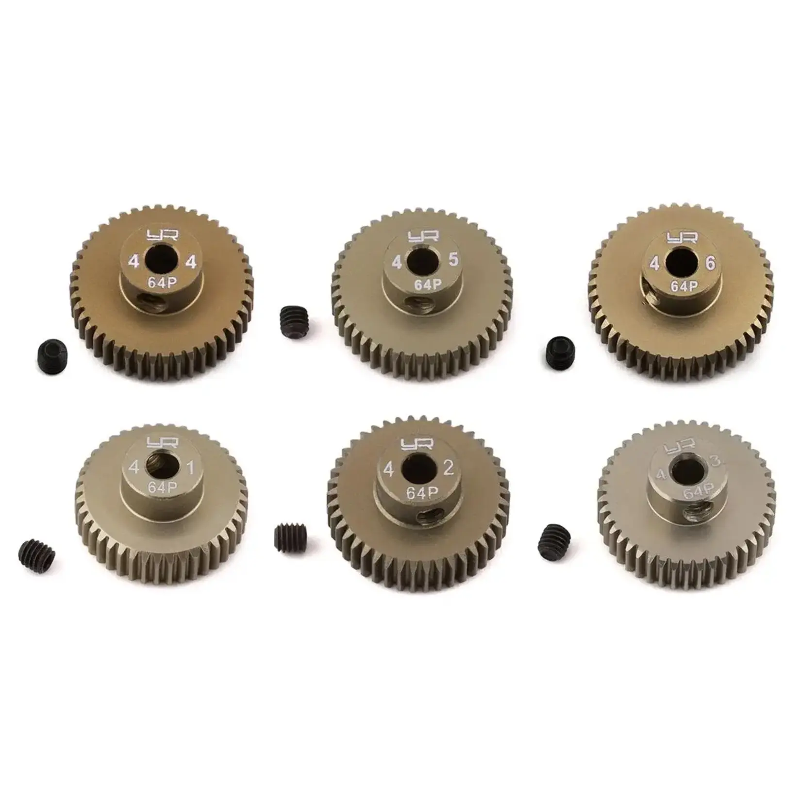 Yeah Racing Pinion Gear Super Hard combo set (41T-46T) w/ Case