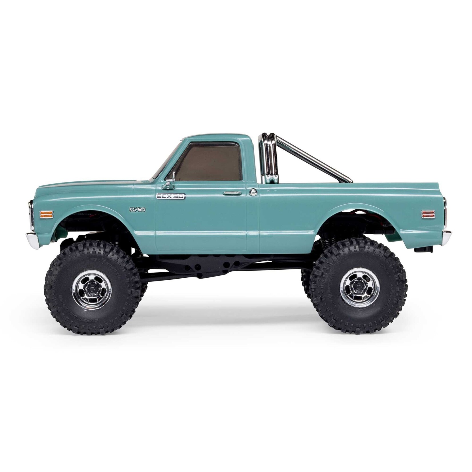 Axial 1/30 SCX30 Chevrolet K10 4X4 RTR Brushed Rock Crawler (Battery & Charger Included), Green