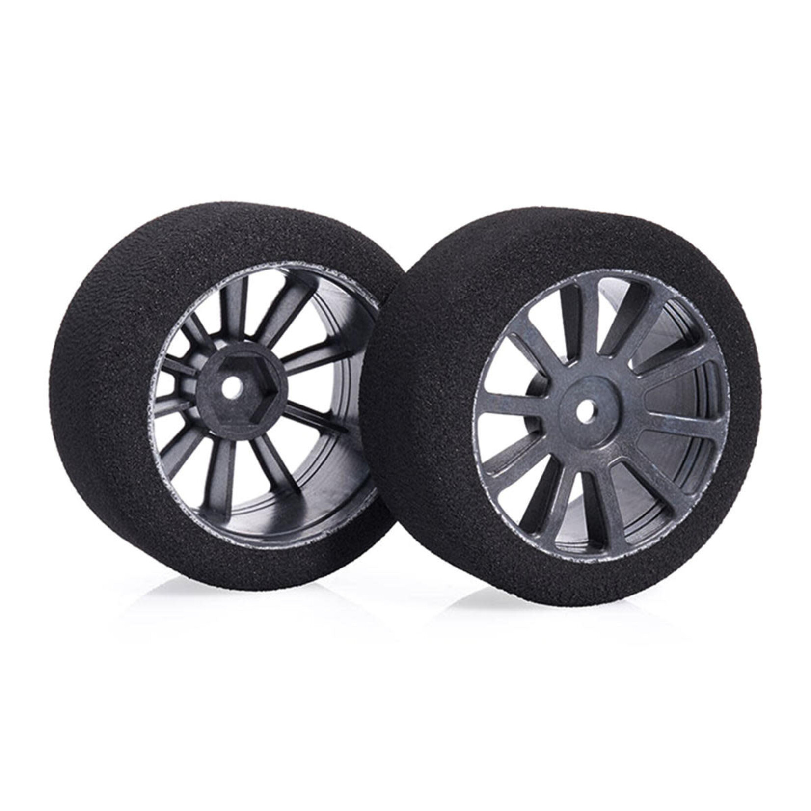 Matrix Racing Tires 30mm 1/10 Foam Rear Tires (Air Carbon Rim) (2) (12mm Hex) (30 Shore)