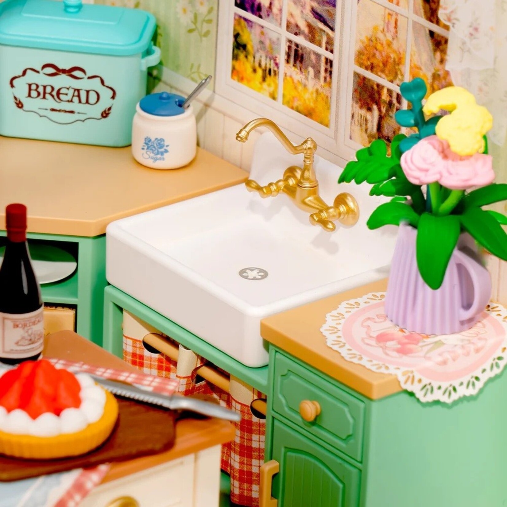 Robotime Farmhouse Kitchen, DIY Miniature House