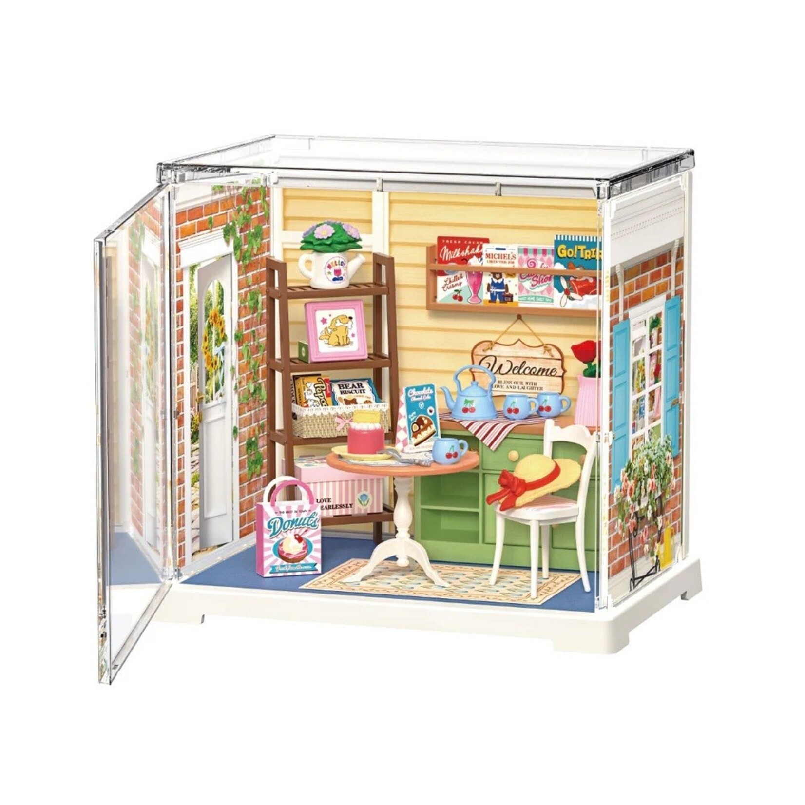 Robotime Sunshine Sip Porch, DIY Miniature House