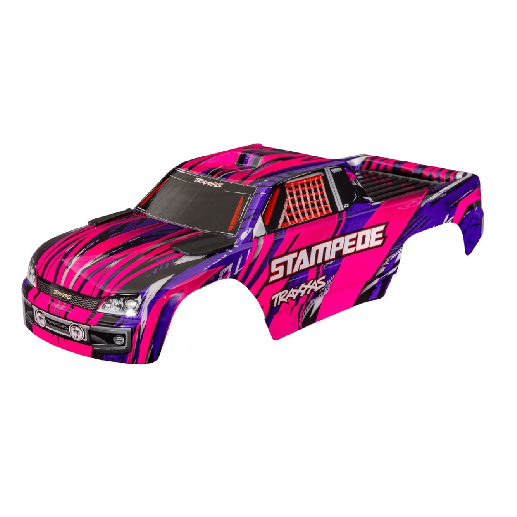 Traxxas Stampede 2WD Pink Clipless Body
