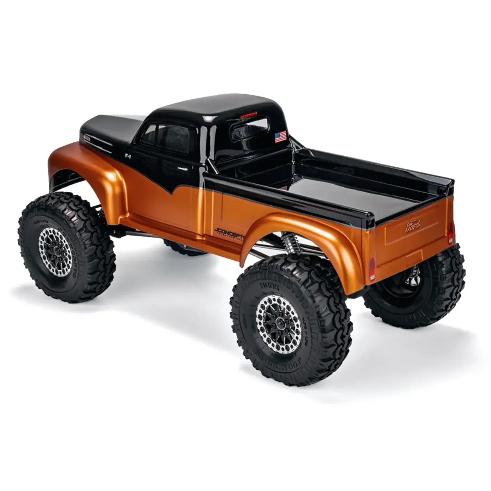 JConcepts 1950 Ford® F-1 Grandpa 1/10 Rock Crawler Body (Clear) (12.3")