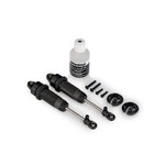 Traxxas XX Long GTR Shocks- Grey Plastic - Assembled w/o Springs