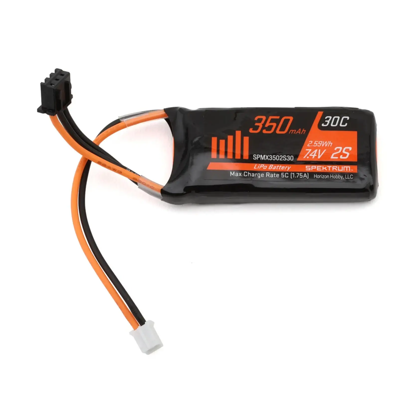 Spektrum 350mAh 2S 7.4V LiPo w/ PH2.0 2pin Power Connector