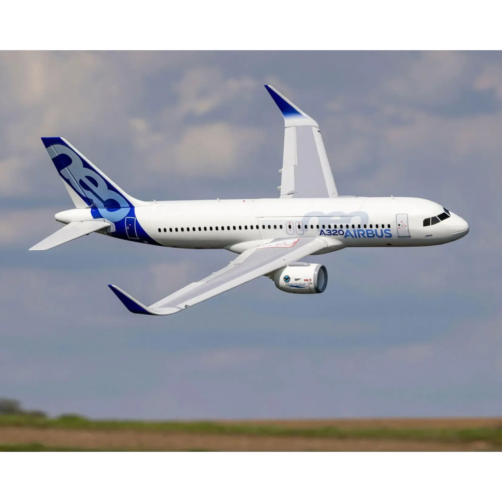 E-Flite Airbus A320neo 1.5m Airliner Twin 64mm EDF BNF Basic with AS3X+ and SAFE Select