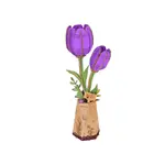 Purple Tulip DIY Wooden Flower