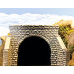 Double-Track Cut Stone Tunnel Portal -- 6 x 5-1/8"  15.2 x 13cm