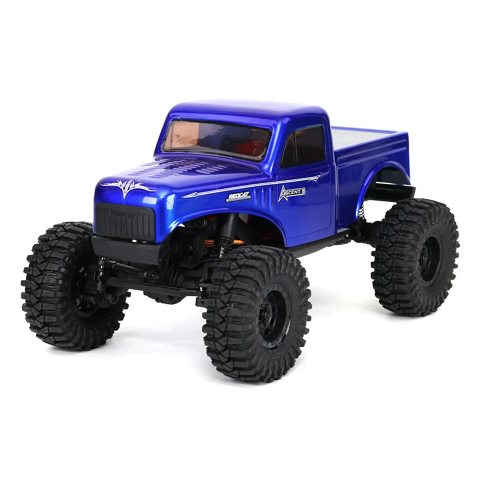 Redcat Racing Ascent 18 - 1/18th Brushed Electric Crawler - High Steer - Blue