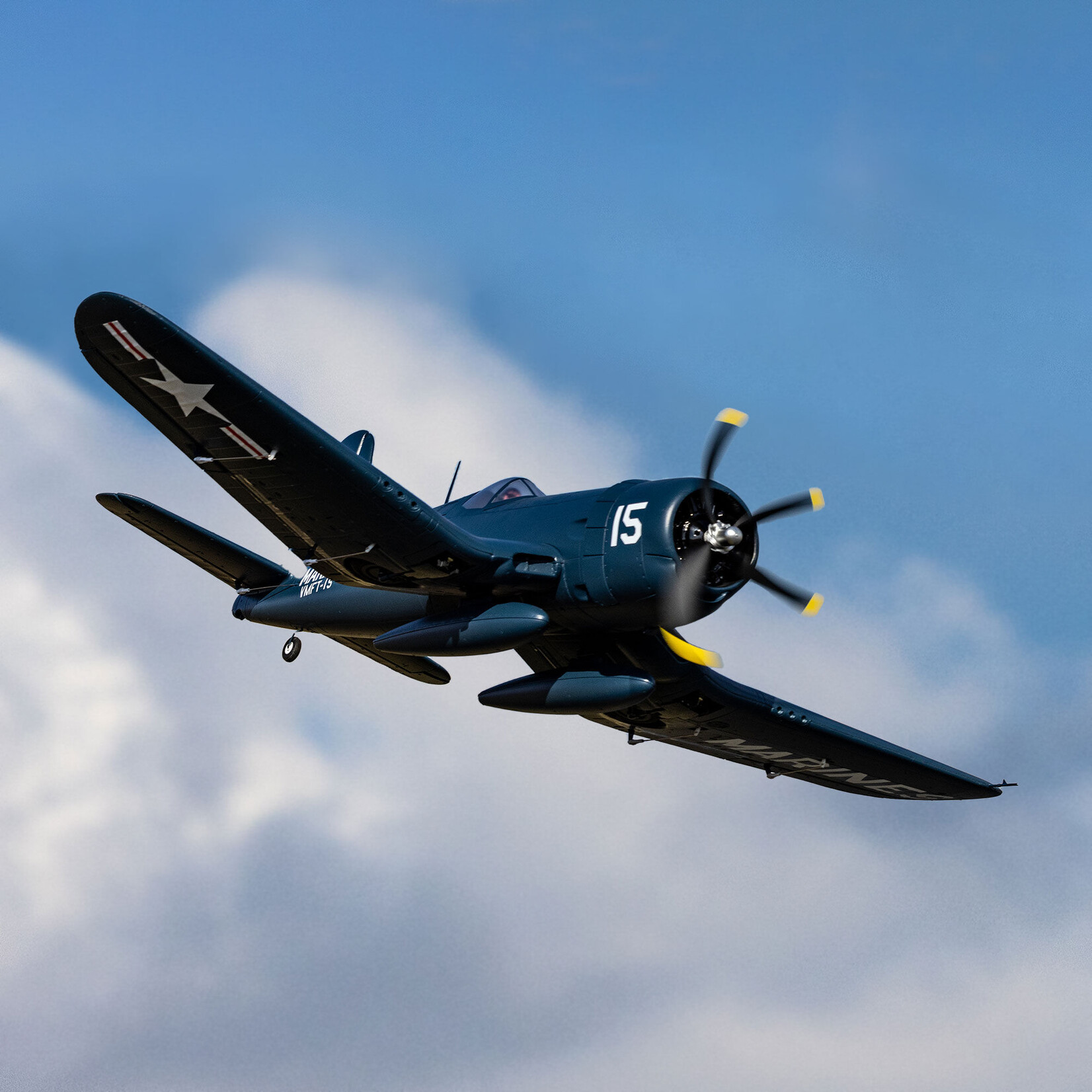E-Flite F4U-4 Corsair 1.2m BNF Basic with AS3X and SAFE Select