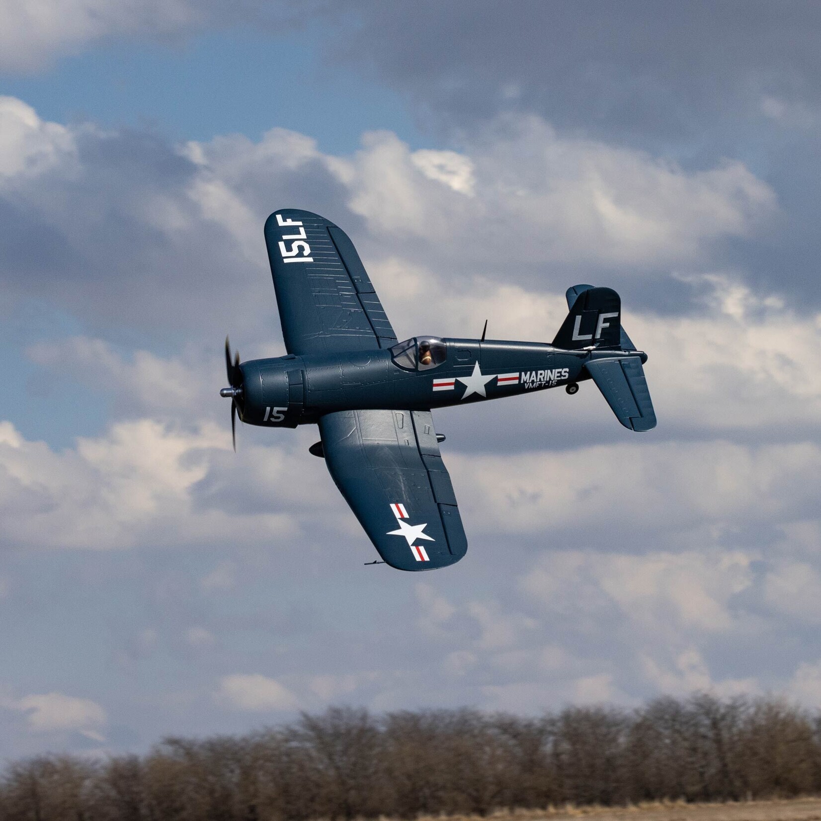 E-Flite F4U-4 Corsair 1.2m BNF Basic with AS3X and SAFE Select