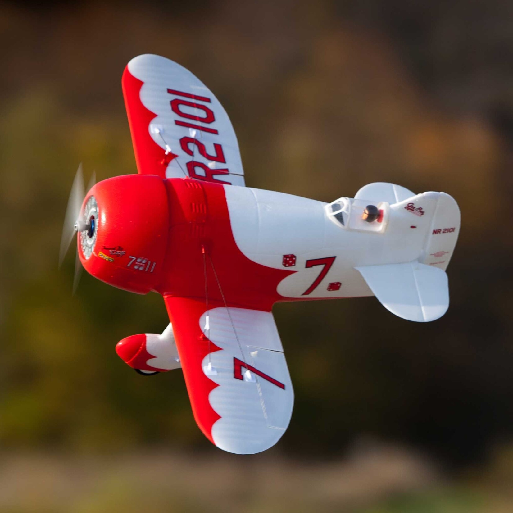 E-Flite UMX Gee Bee R-2 510mm BNF Basic with AS3X and SAFE Select