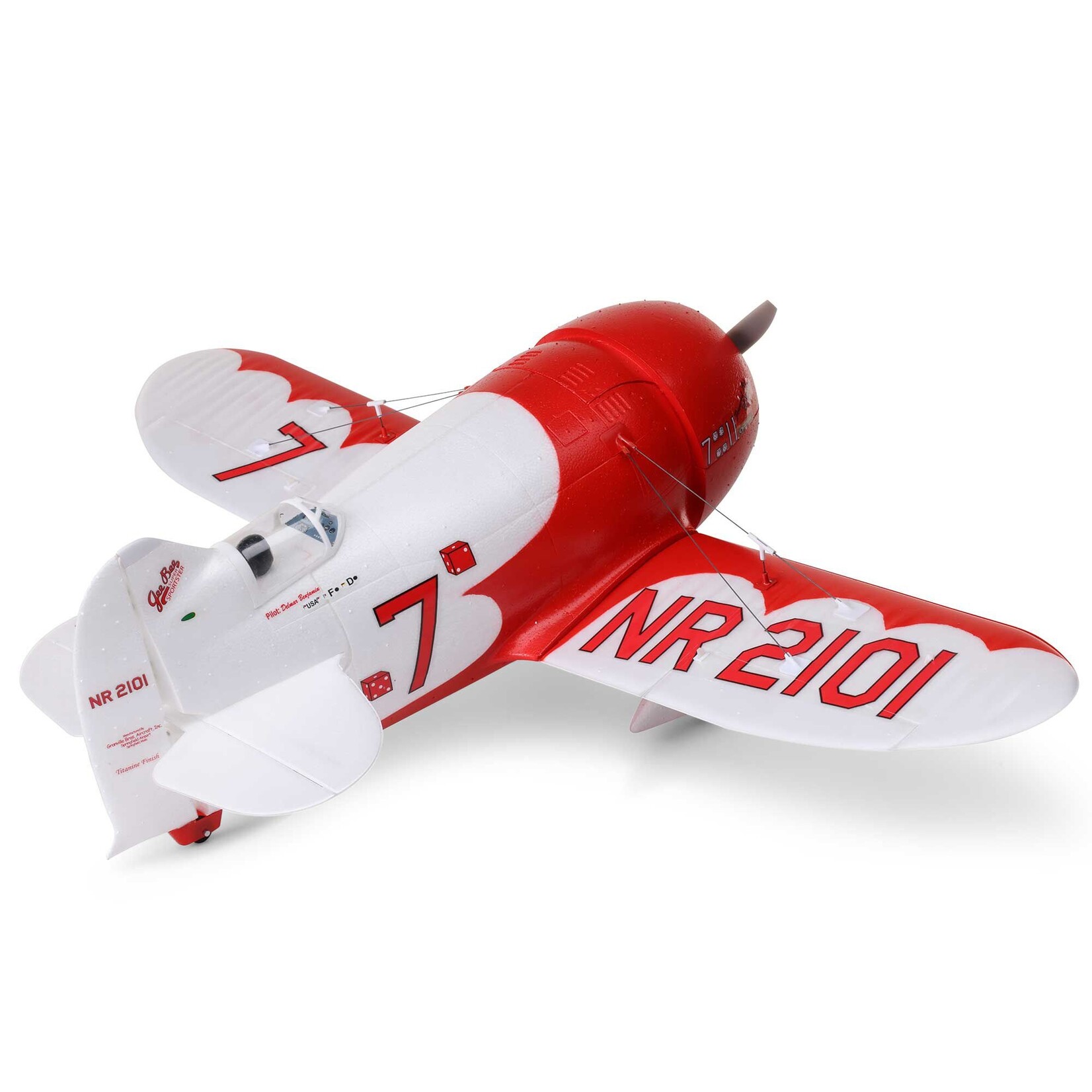 E-Flite UMX Gee Bee R-2 510mm BNF Basic with AS3X and SAFE Select