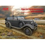 1/35 WWII German G4 Staff Car w/Armament