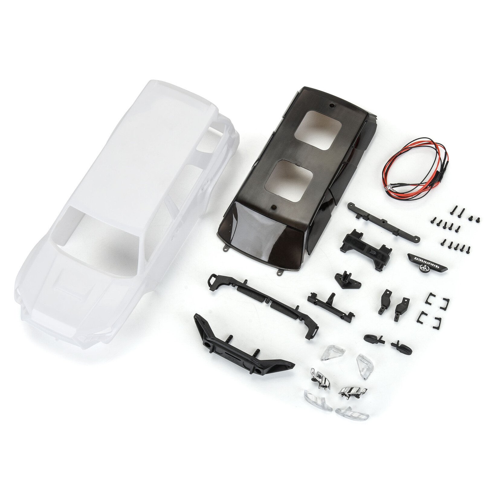 Pro-Line 2024 Toyota 4Runner Hard Body (White) Set for Axial SCX24 (132mm Wheelbase)