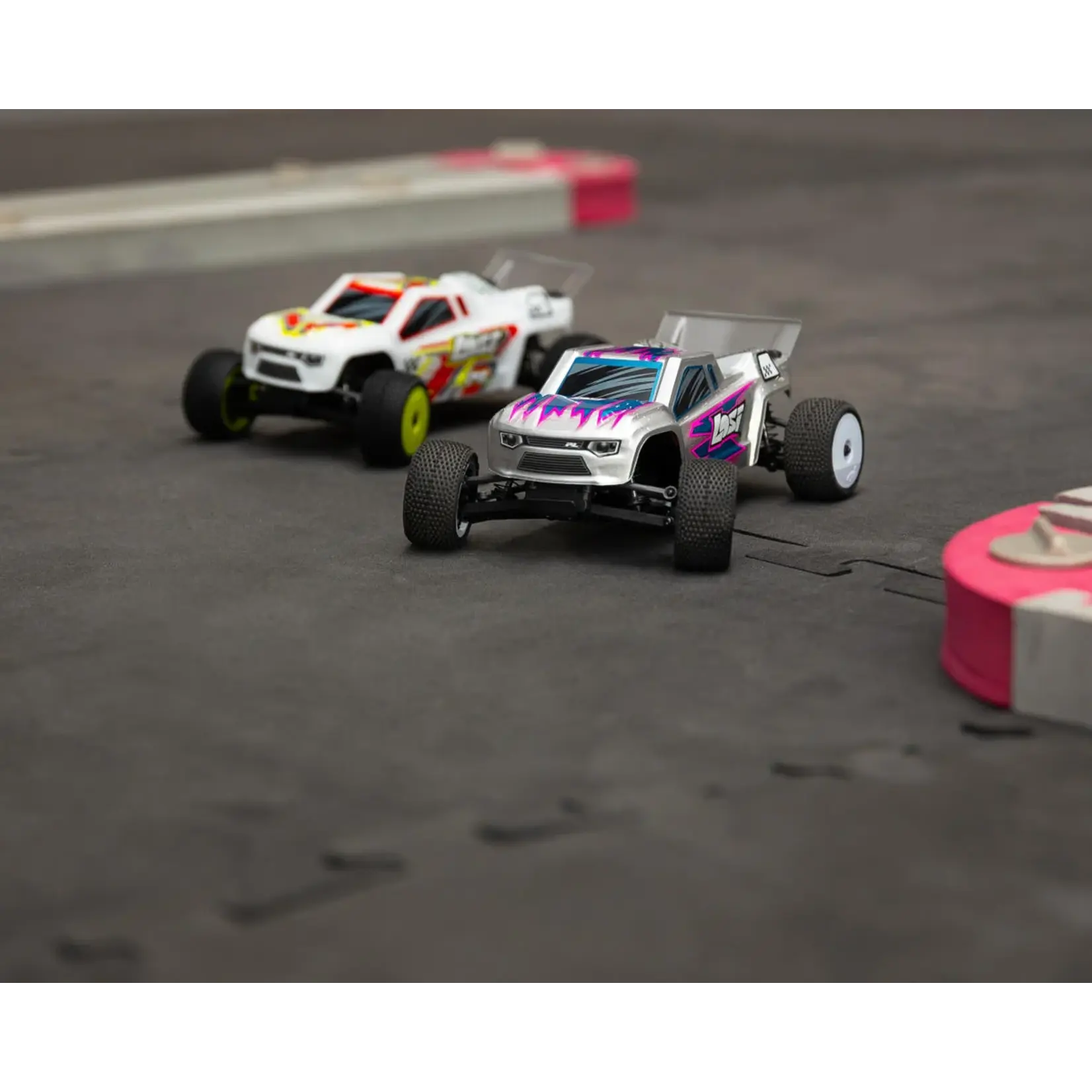 Losi 1/28 Micro-T 2S 2WD RTR Stadium Truck (Battery & Charger Included), White