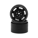 Treal Hobby 2.2 Beadlock Aluminum Vintage Wagon Wheels - Black