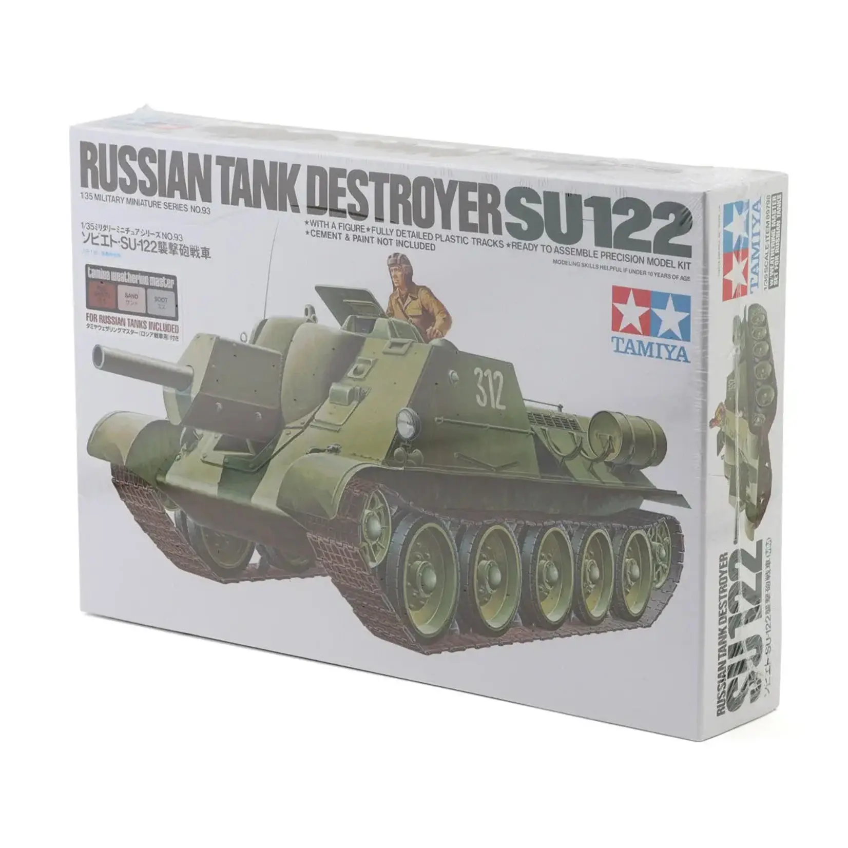 Tamiya 1/35 Russian Tank Destroyer SU-122 Plastic Model Kit
