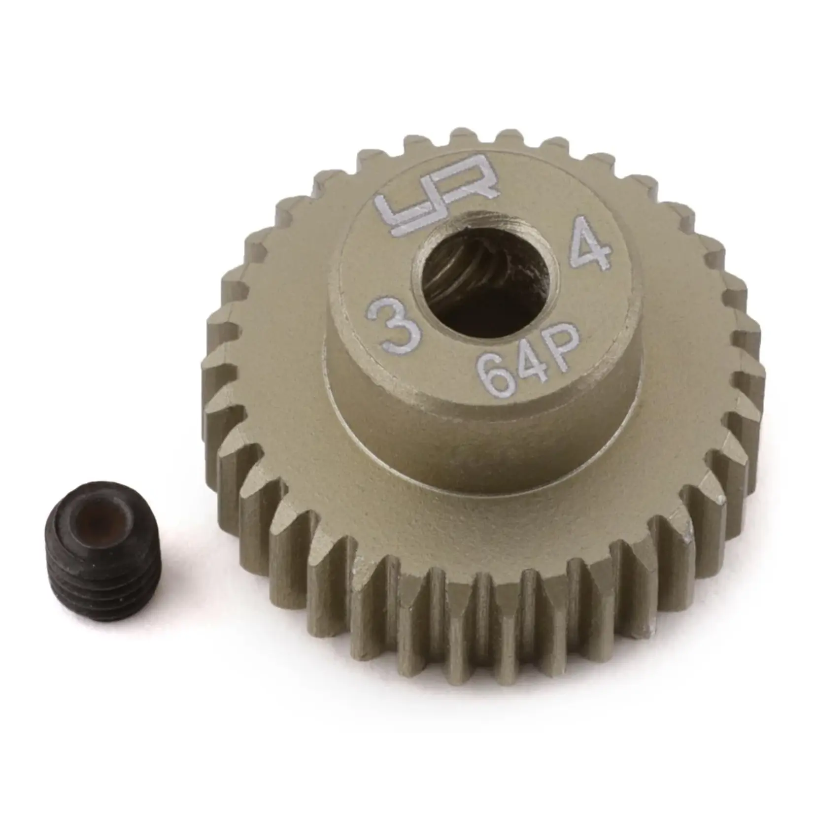 Yeah Racing 64P Hardened Aluminum Pinion 34T