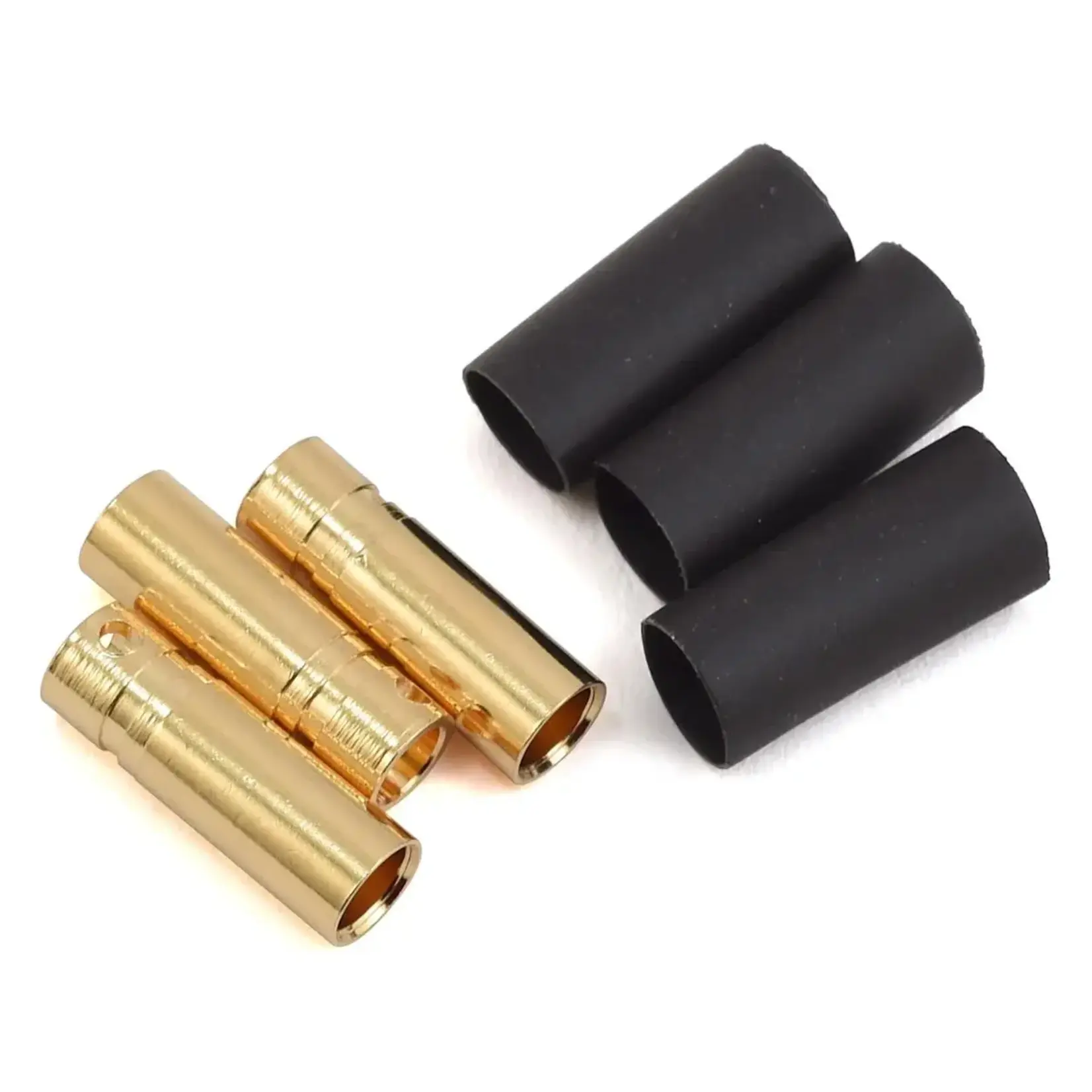 ProTek RC 4mm Short Female Bullet Connector w/Shrink Tube (3)