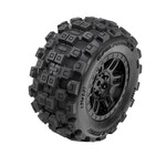 Pro-Line Badlands F/R Tires MTD 12mm Black Split Six (2) for ARRMA MINI KRATON
