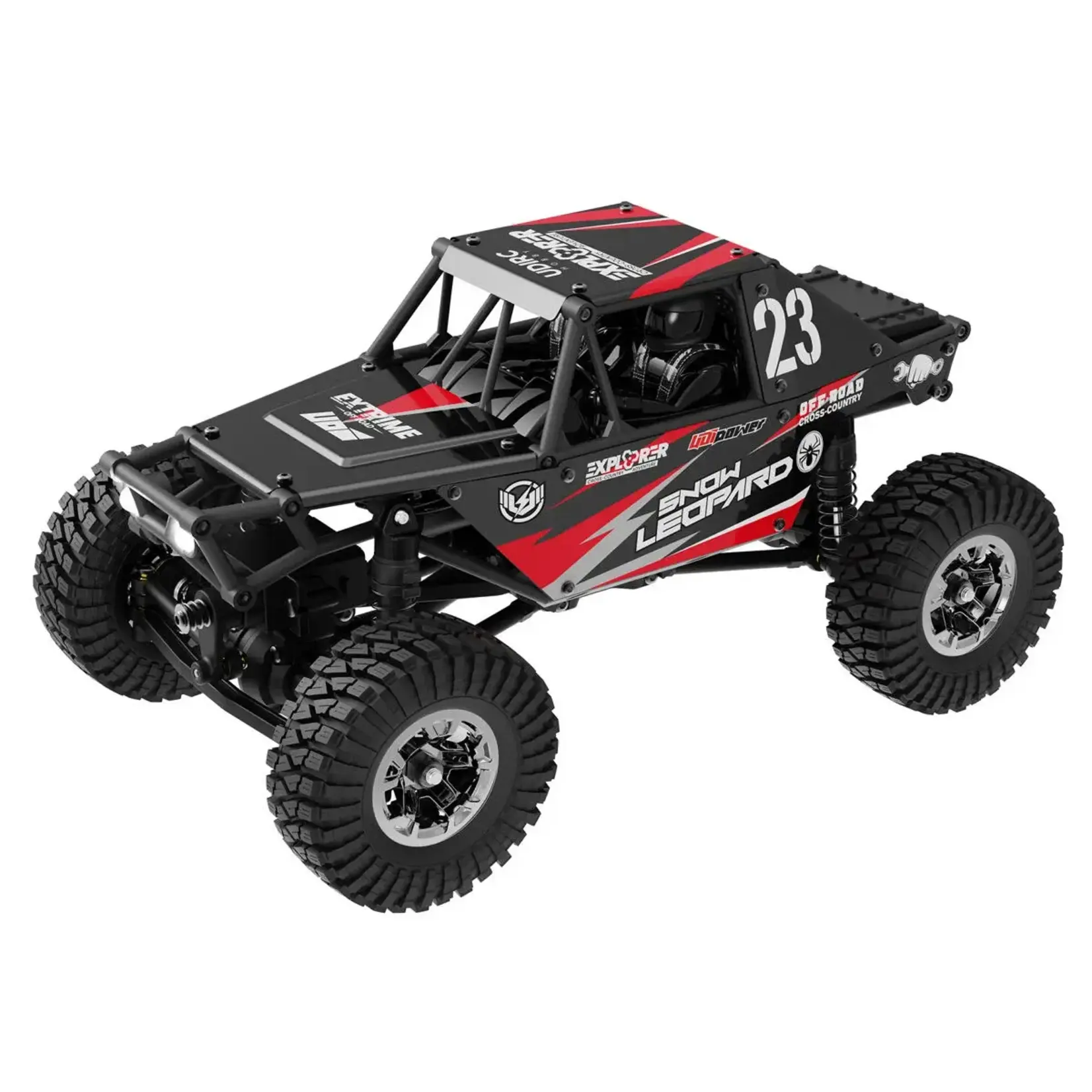 UCX24 Snow Leopard Pro 4ws 1/24 Brushless RTR Micro Rock Crawler - Black