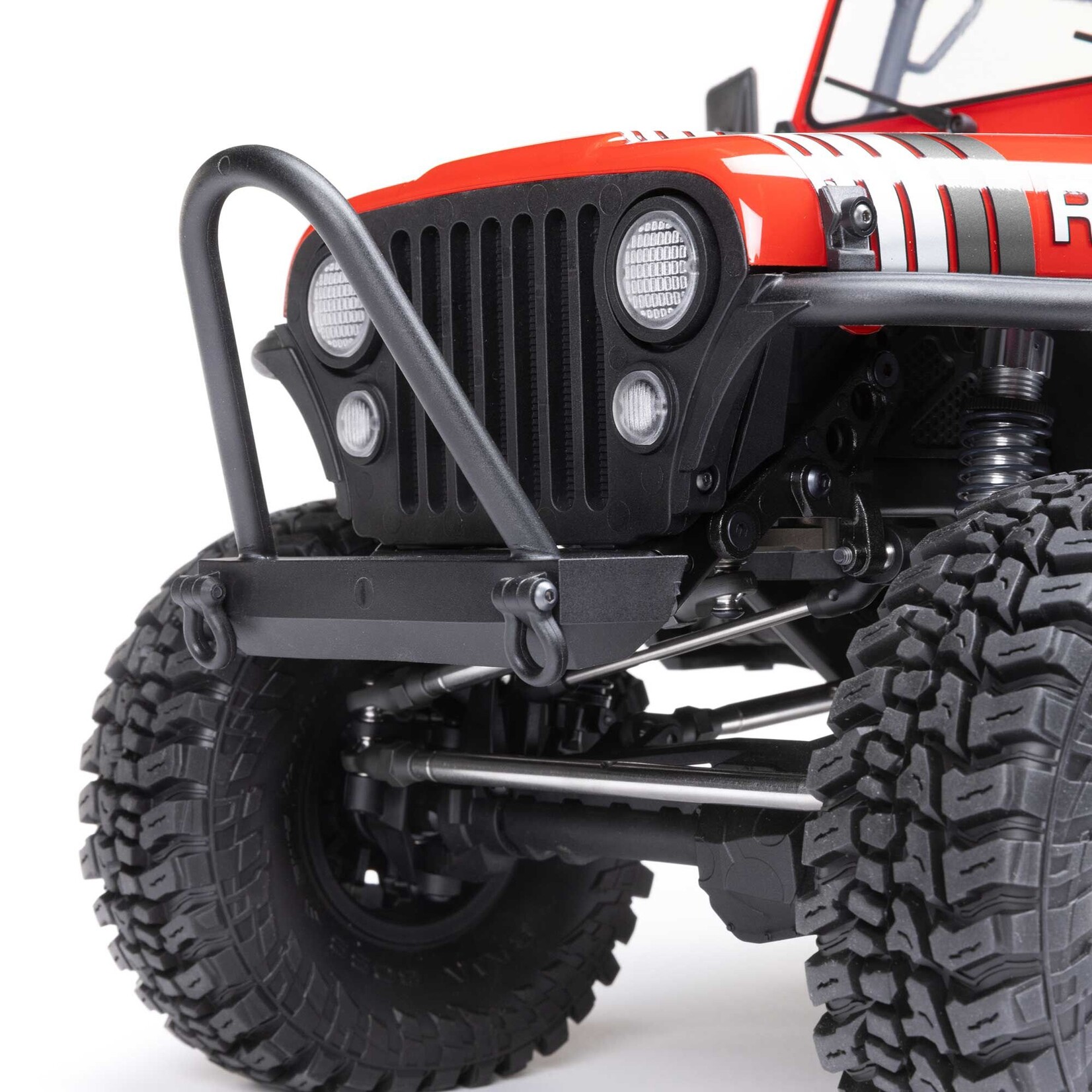 Axial 1/10 SCX10 III Jeep CJ-7 4X4 RTR Brushed Rock Crawler, Red