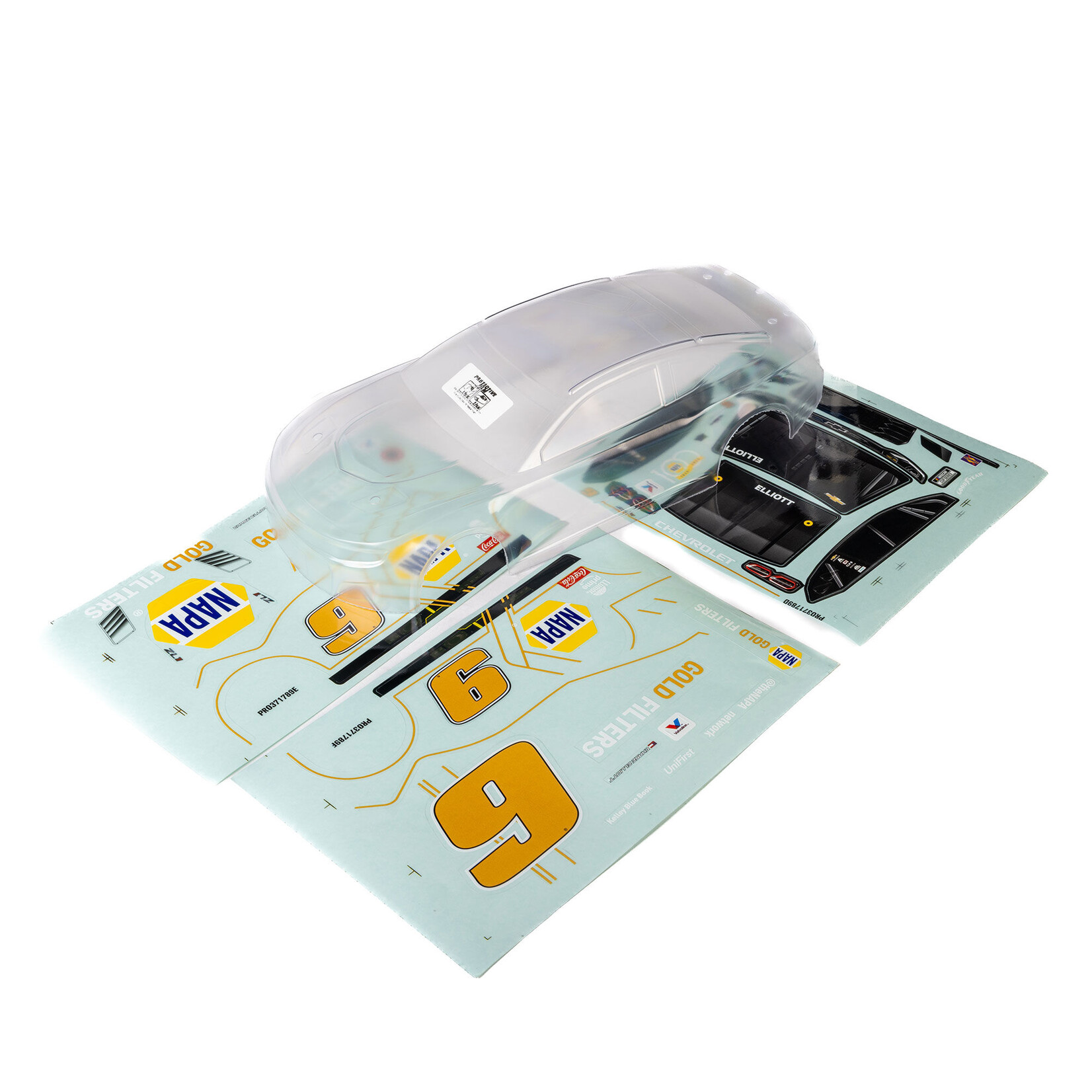 Pro-Line Limited Edition 1/12 Chase Elliott #9 NAPA DIY Clear 2025 Body: NASCAR GROM