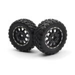 BlackZon Assembled Wheel & Tyre Set (2pcs) for Vyper