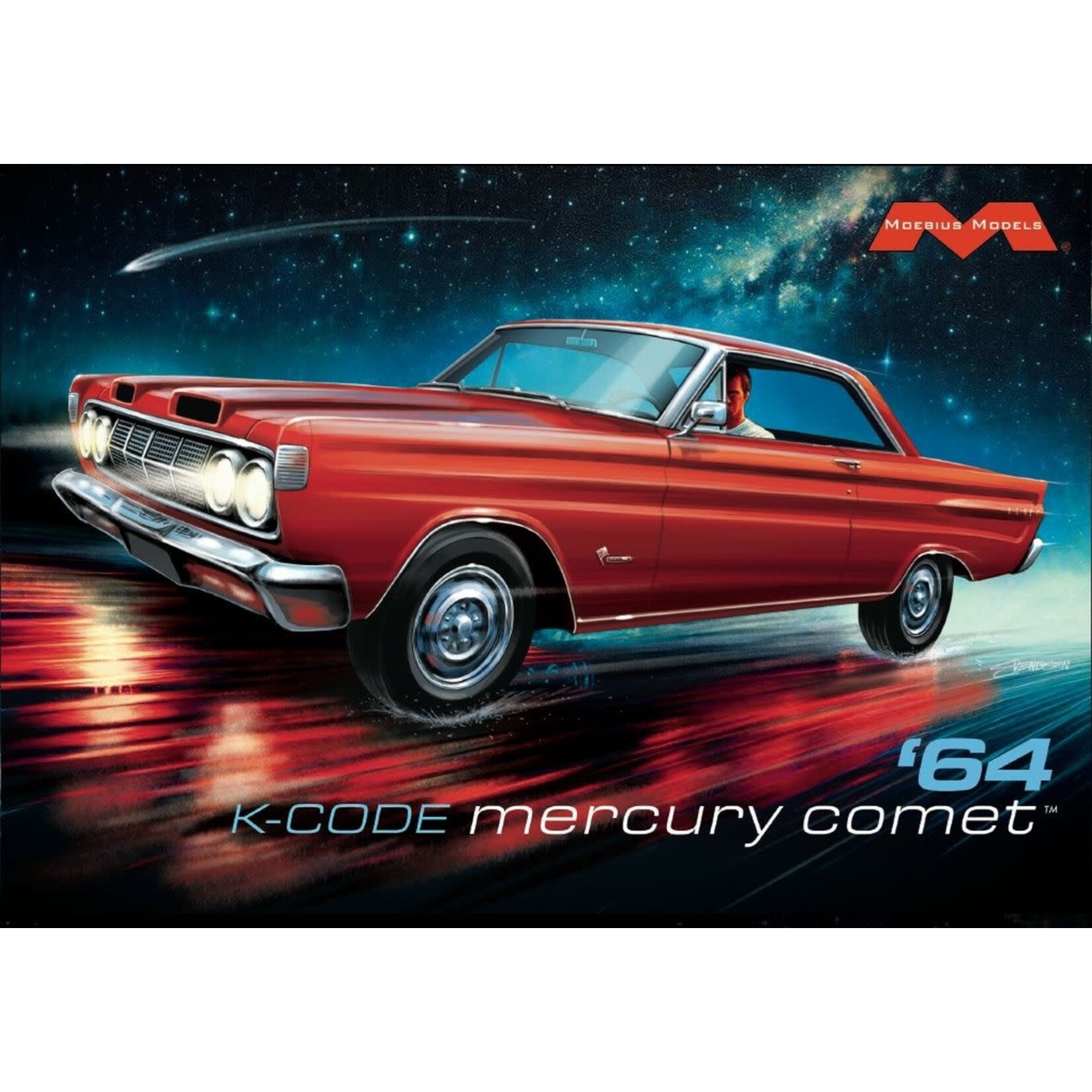 Moebius 1/25 1964 K-Code Mercury Comet