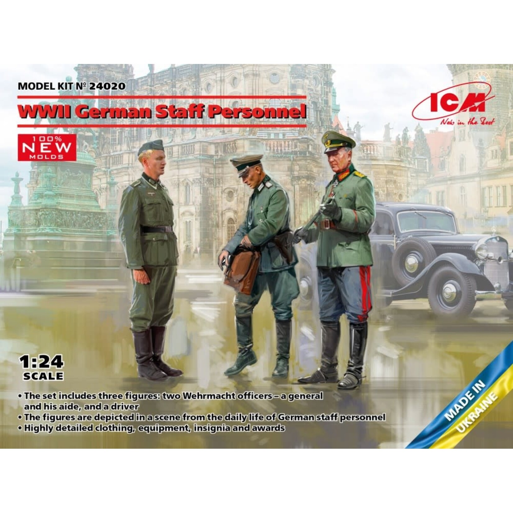 1/24 WWII German Staff Personnel (3)