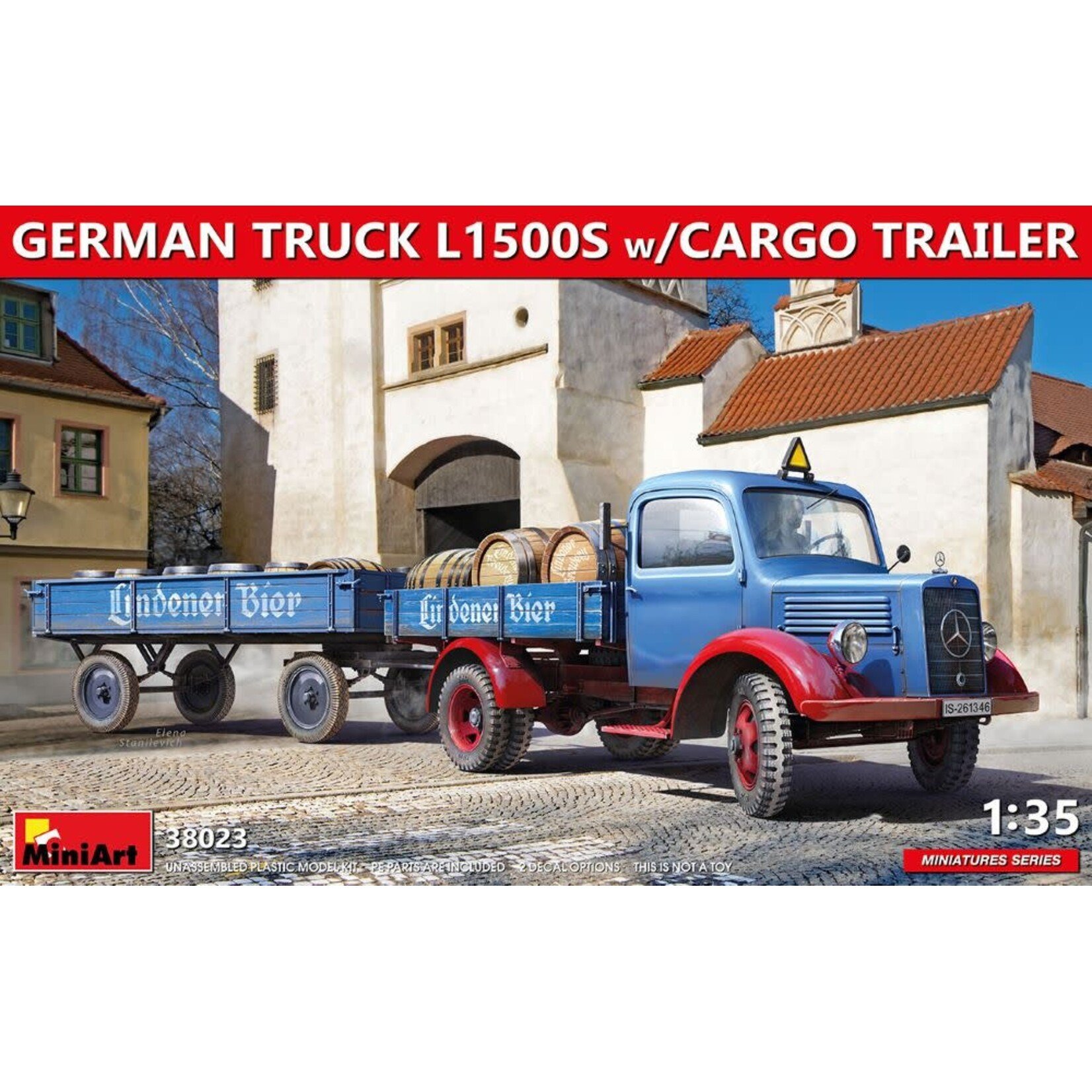 MiniArt 1/35 German L1500S Truck w/Cargo Trailer