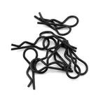 EcoPower 1/10 Body Clips (Black) (10)