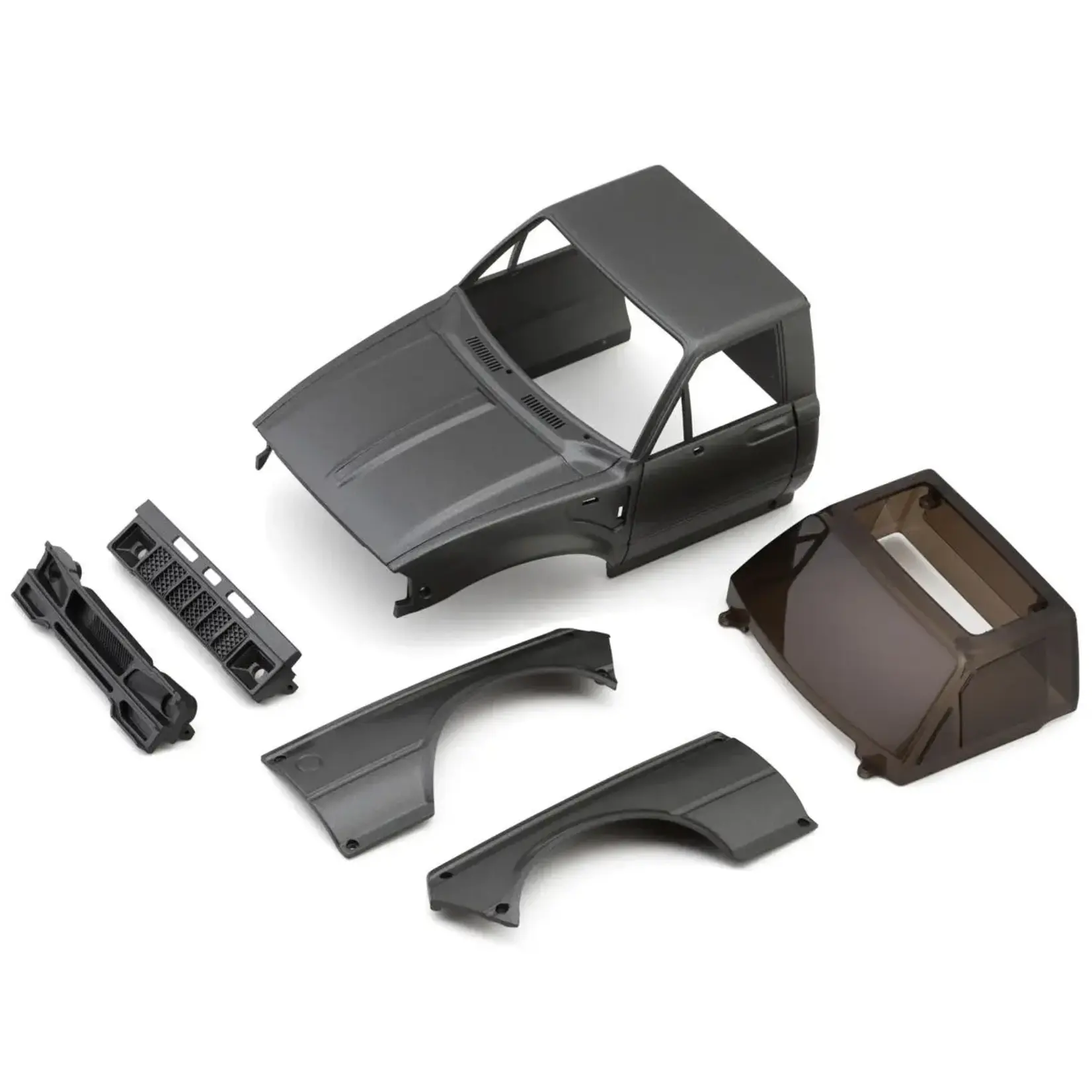 SCX24 IR60-24 Pickup 1/24 Pre-Painted Hard Body Set (Grey) (132mm Wheelbase)