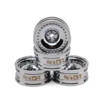 Hot Racing (HR) Axial SCX30 0.7" Brass Crawler Wheels (Chrome) (4) (9.3g ea)