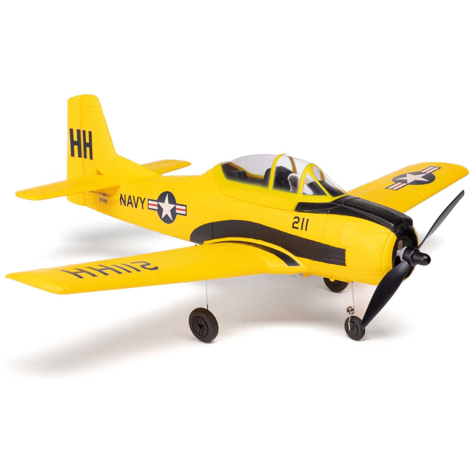 HobbyZone T-28 Trojan 450mm RTF with SAFE (2 Flight Batteries Included)