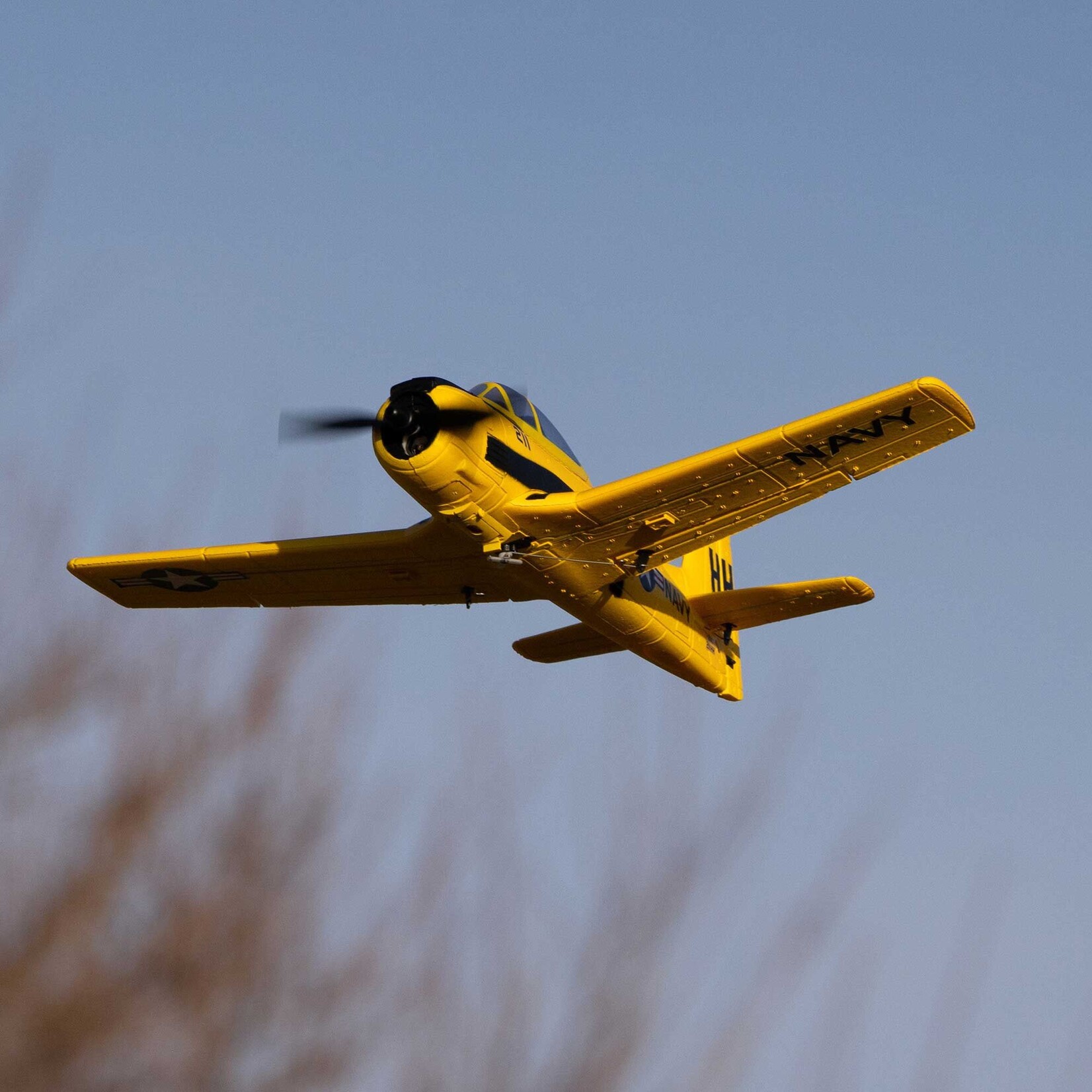 HobbyZone T-28 Trojan 450mm RTF with SAFE (2 Flight Batteries Included)