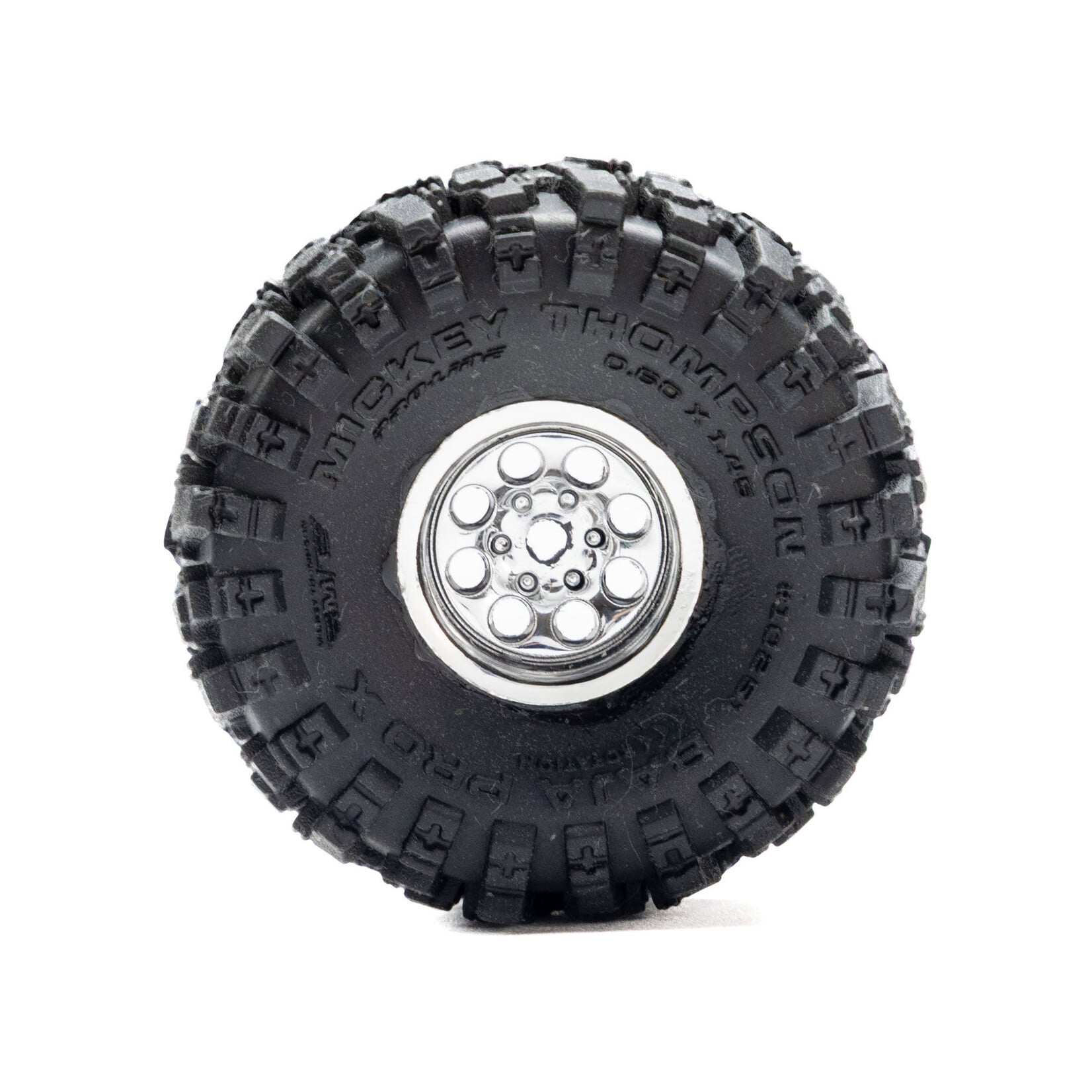 Pro-Line 1/30 Baja Pro X Front/Rear Mounted Chrome Beast Tires (4): Axial SCX30