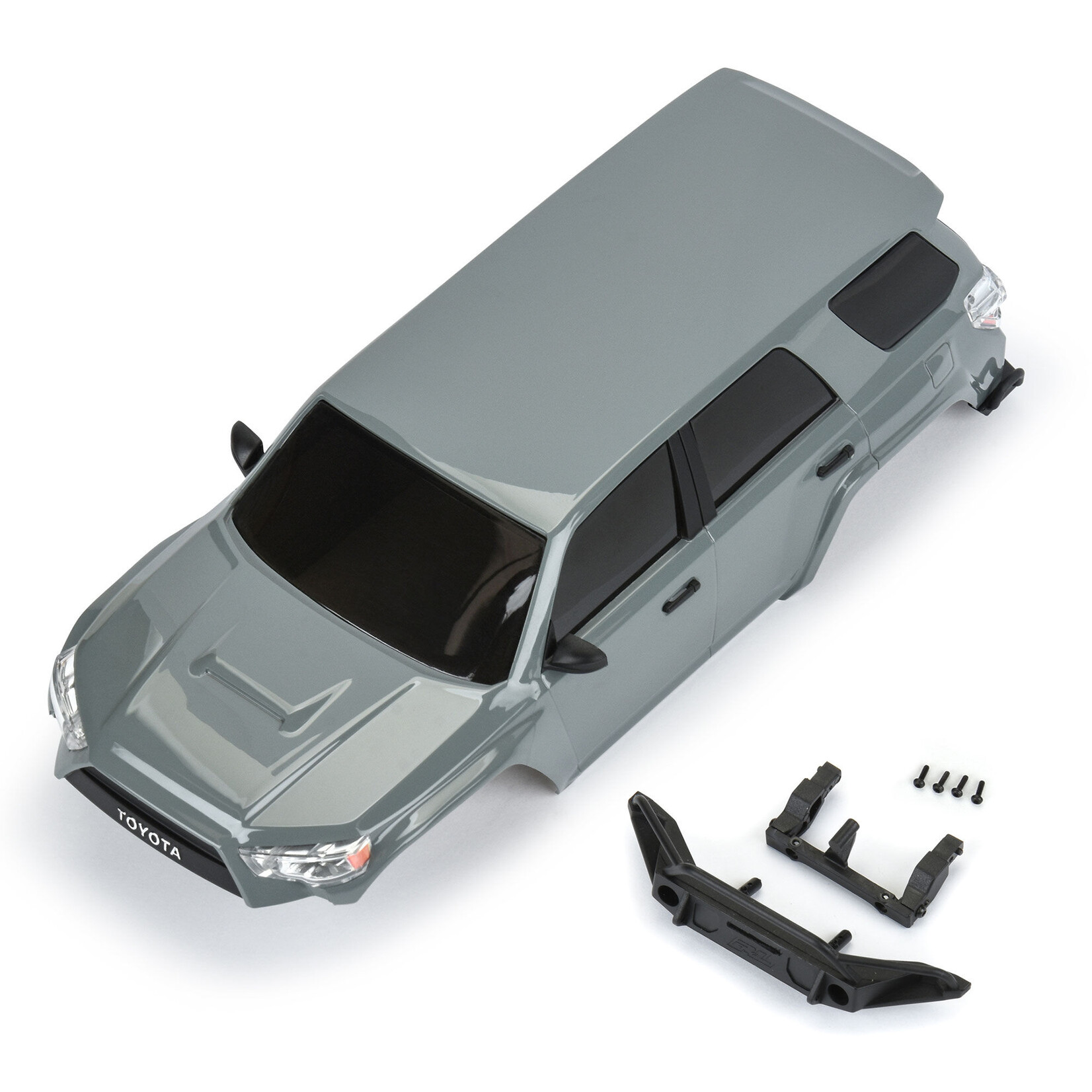 Pro-Line 1/24 2024 Toyota 4Runner TRD Pro Gray Hard Body Assembled: SCX24