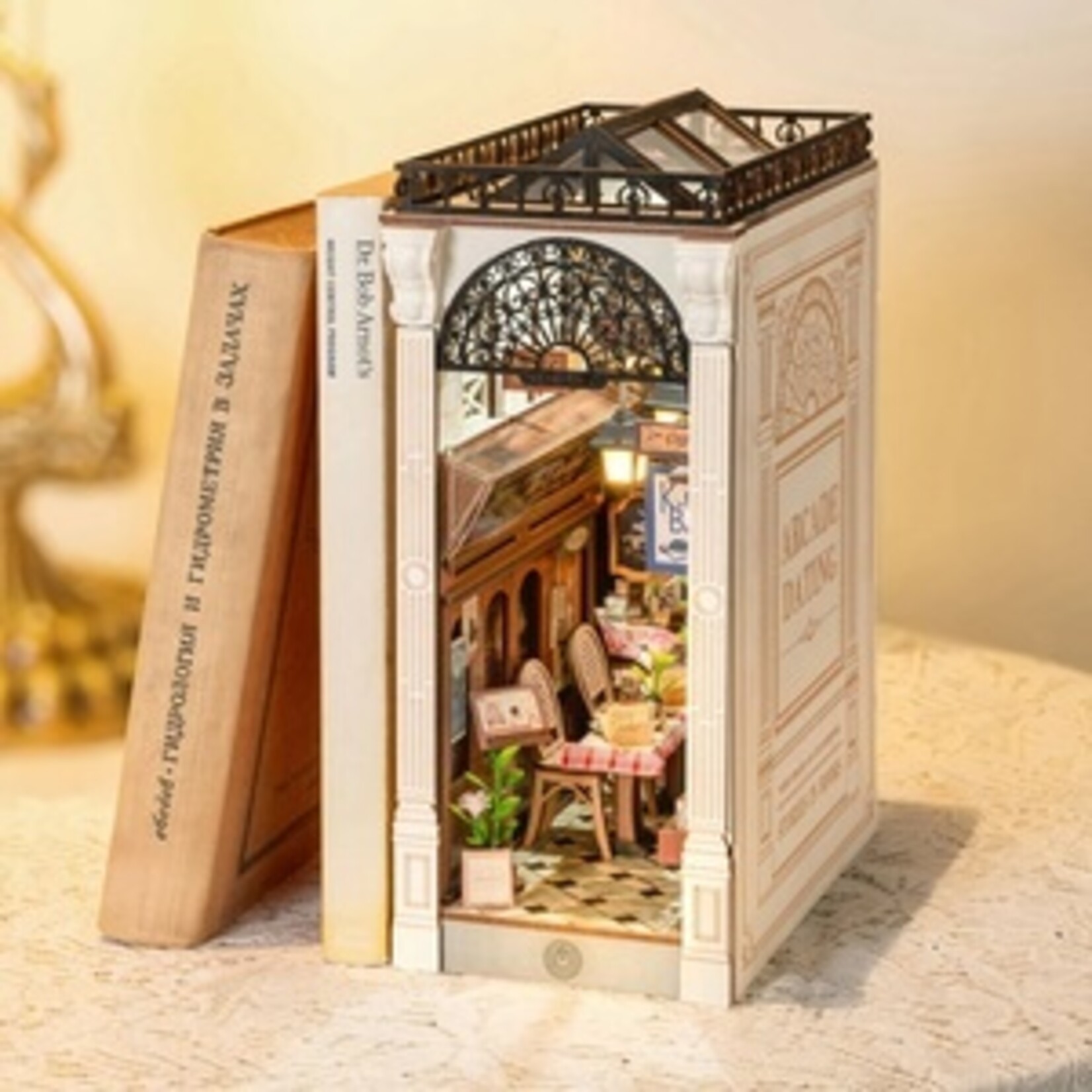 Robotime Arcade Dating DIY Book Nook Shelf Insert Kit