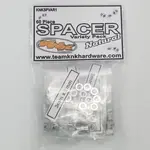 KNK Aluminum Spacer kit - 60 Pieces - Silver